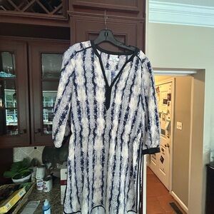 Parker silk dress size large